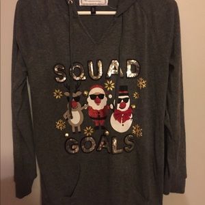 Christmas squad goals hooded sweatshirt